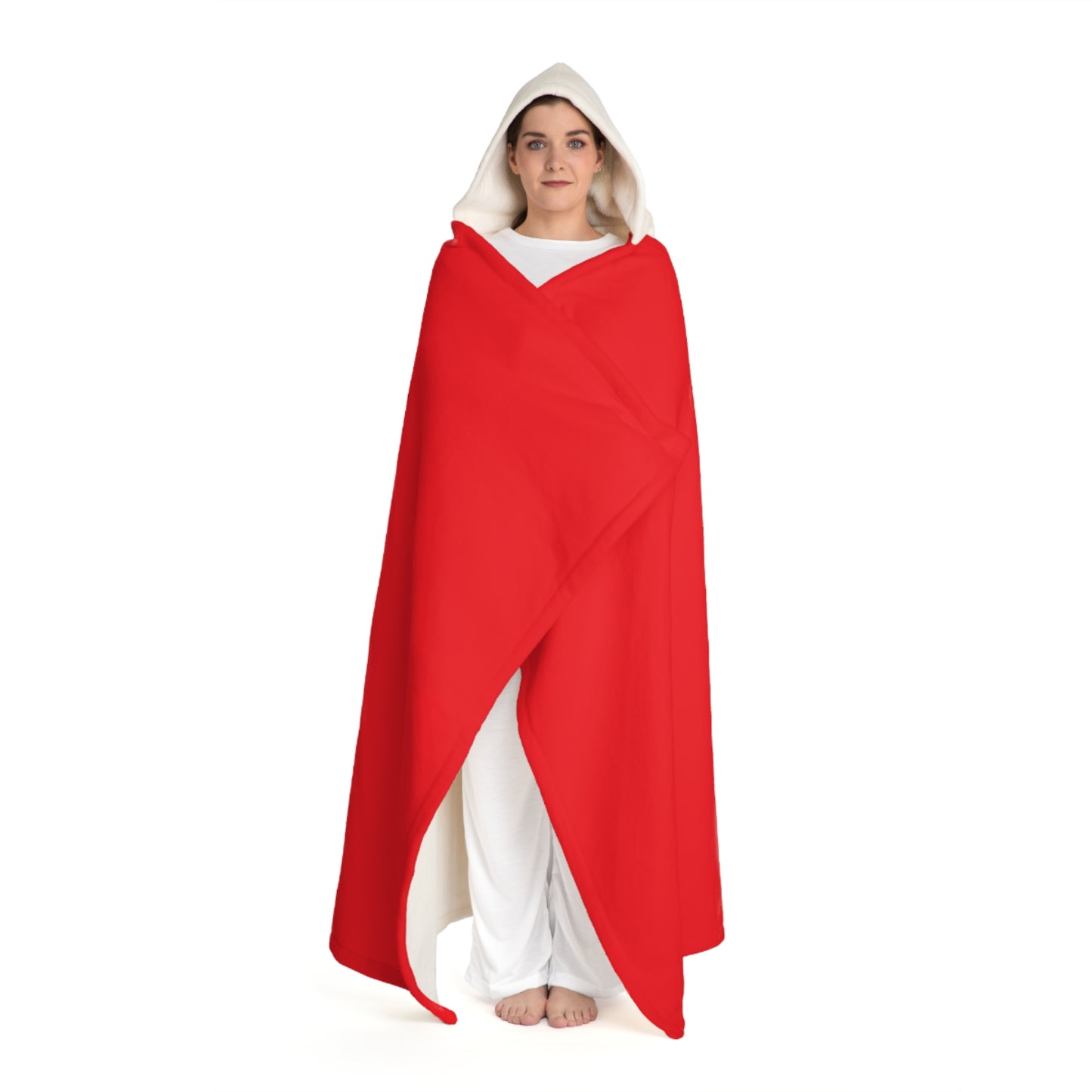 Arsenal Hooded Blanket - Cozy Sherpa Fleece Throw, Gunners Fan Gift, Soccer Club FC, Football Team, Winter Home Decor
