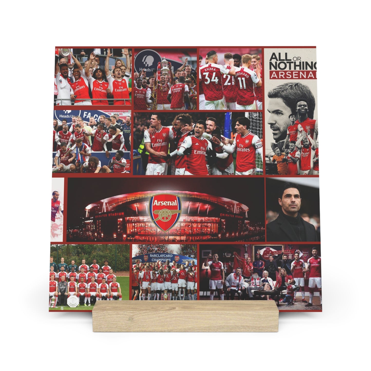 Arsenal Gallery Board with Stand