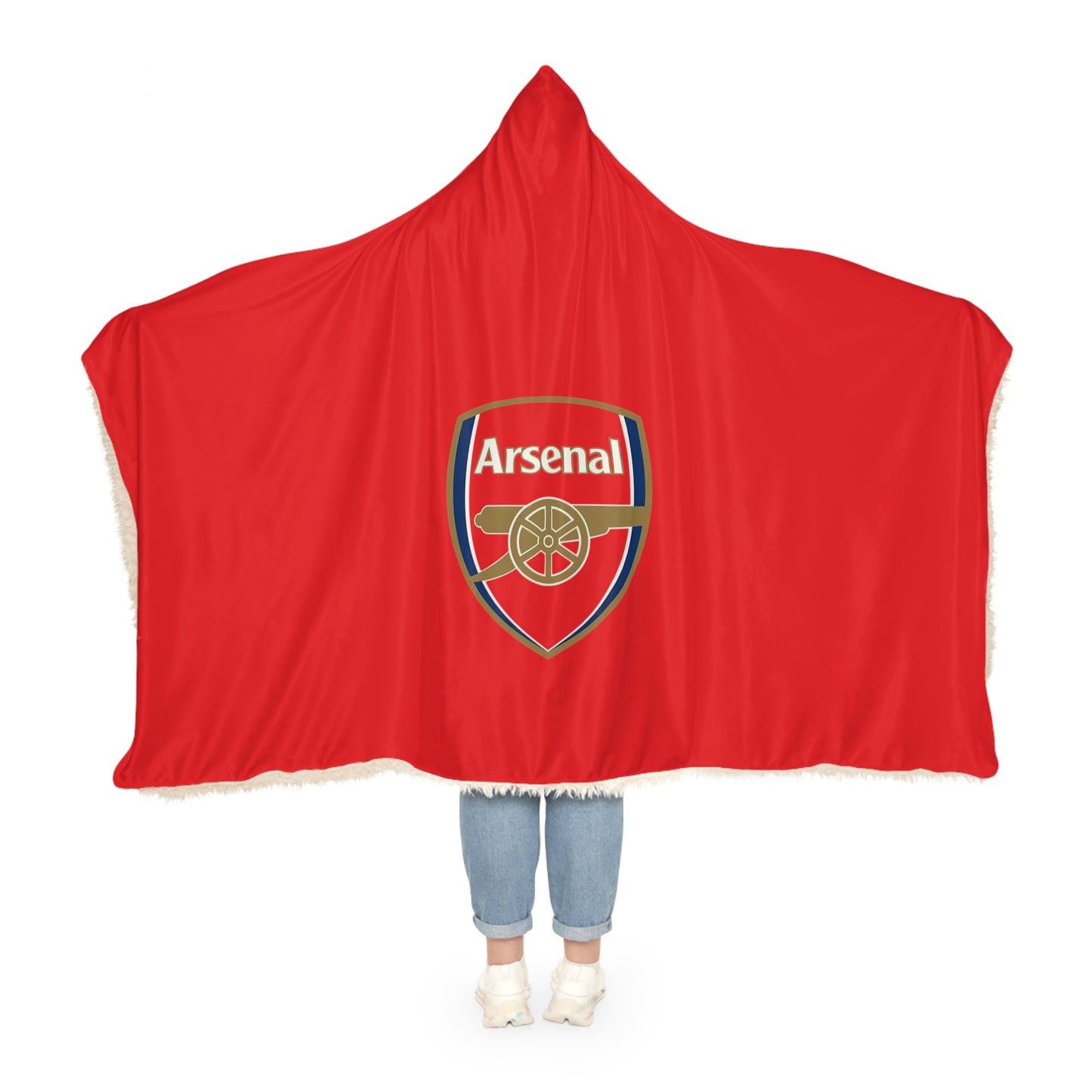 Arsenal Snuggle Blanket - Cozy Football Fan Throw, Soccer Team Gift, Soft Fleece Bedding, Sports Lover Home Decor, Holiday Present