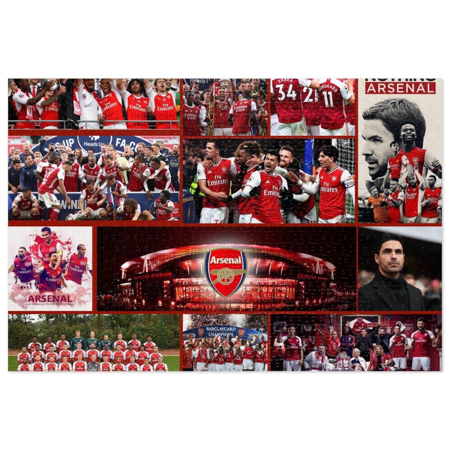 Arsenal Jigsaw Puzzle (30, 110, 252, 500,1000-Piece)