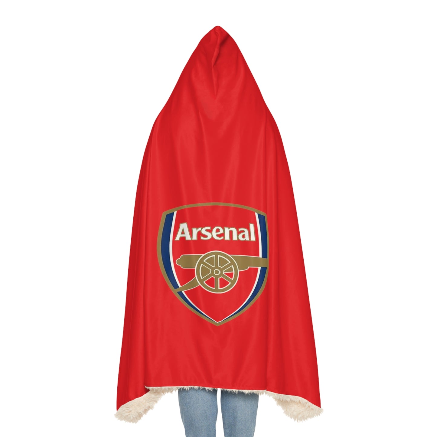 Arsenal Snuggle Blanket - Cozy Football Fan Throw, Soccer Team Gift, Soft Fleece Bedding, Sports Lover Home Decor, Holiday Present