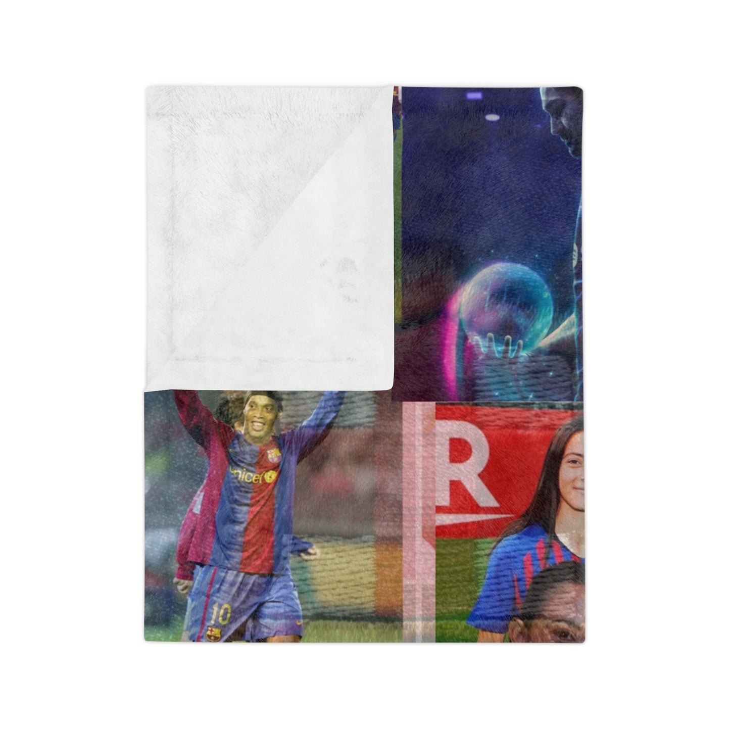 Barcelona Legends Velveteen Microfiber Blanket