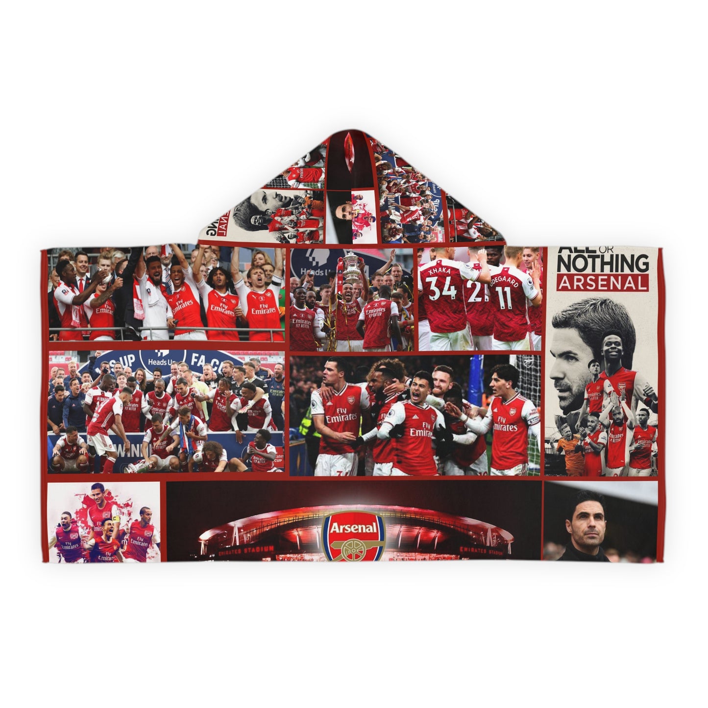 Arsenal Youth Hooded Towel