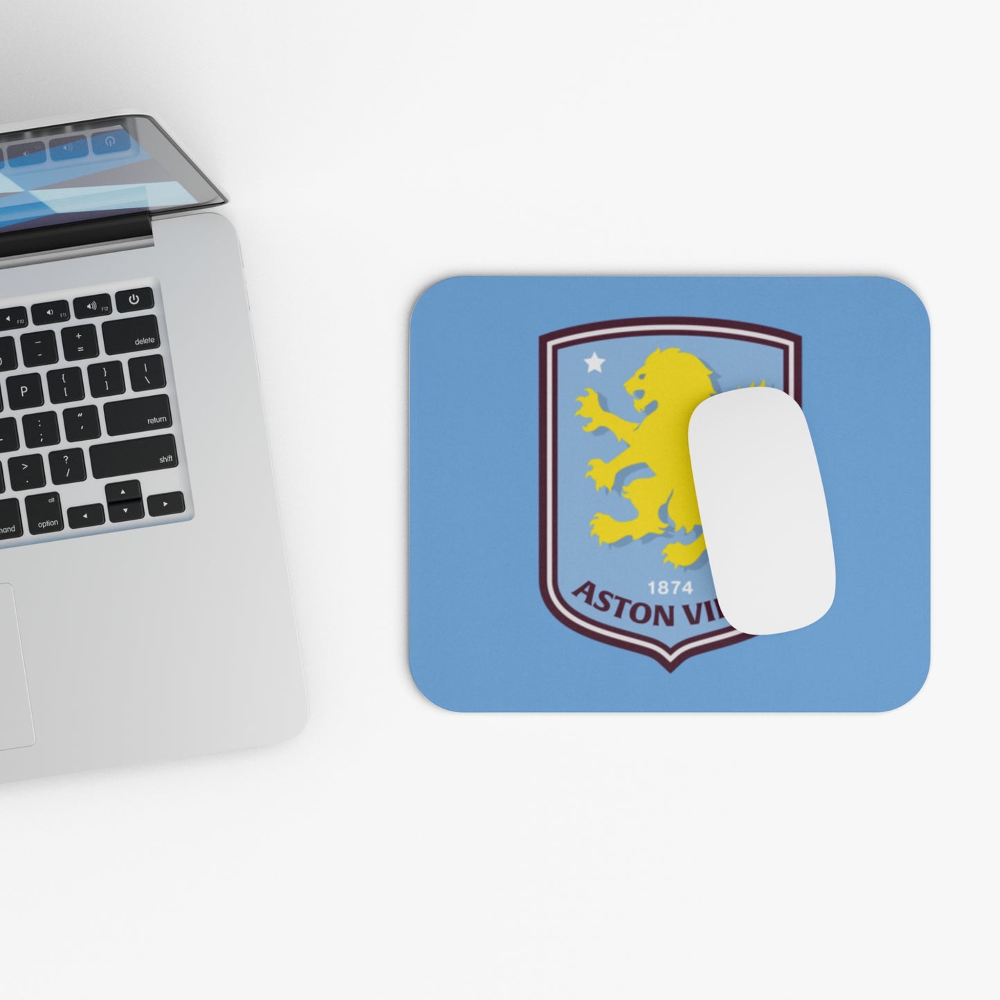 Aston Villa Mouse Pad, Gaming Desk Accessory, Sports Gift, Office Decor, Football Fan Merchandise