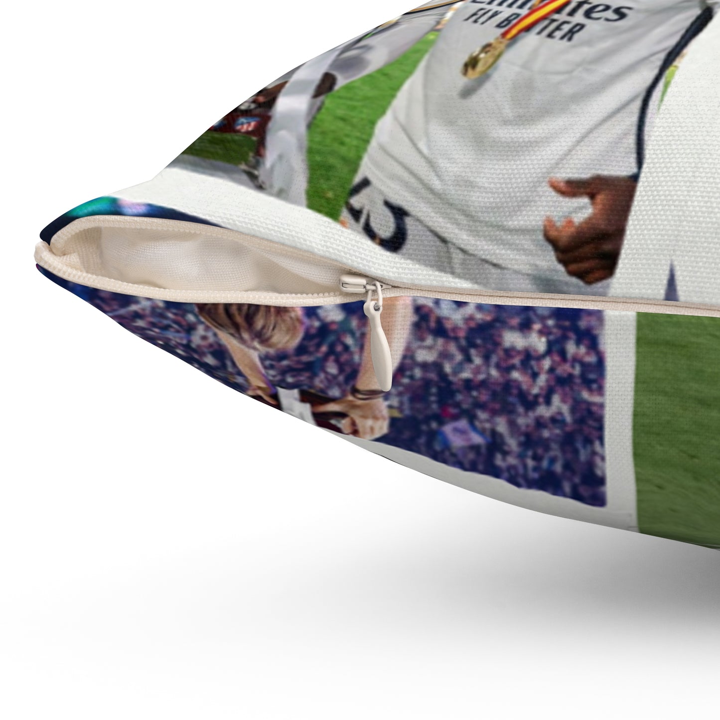 Real Madrid 2024 Celebration Spun Polyester Square Pillow
