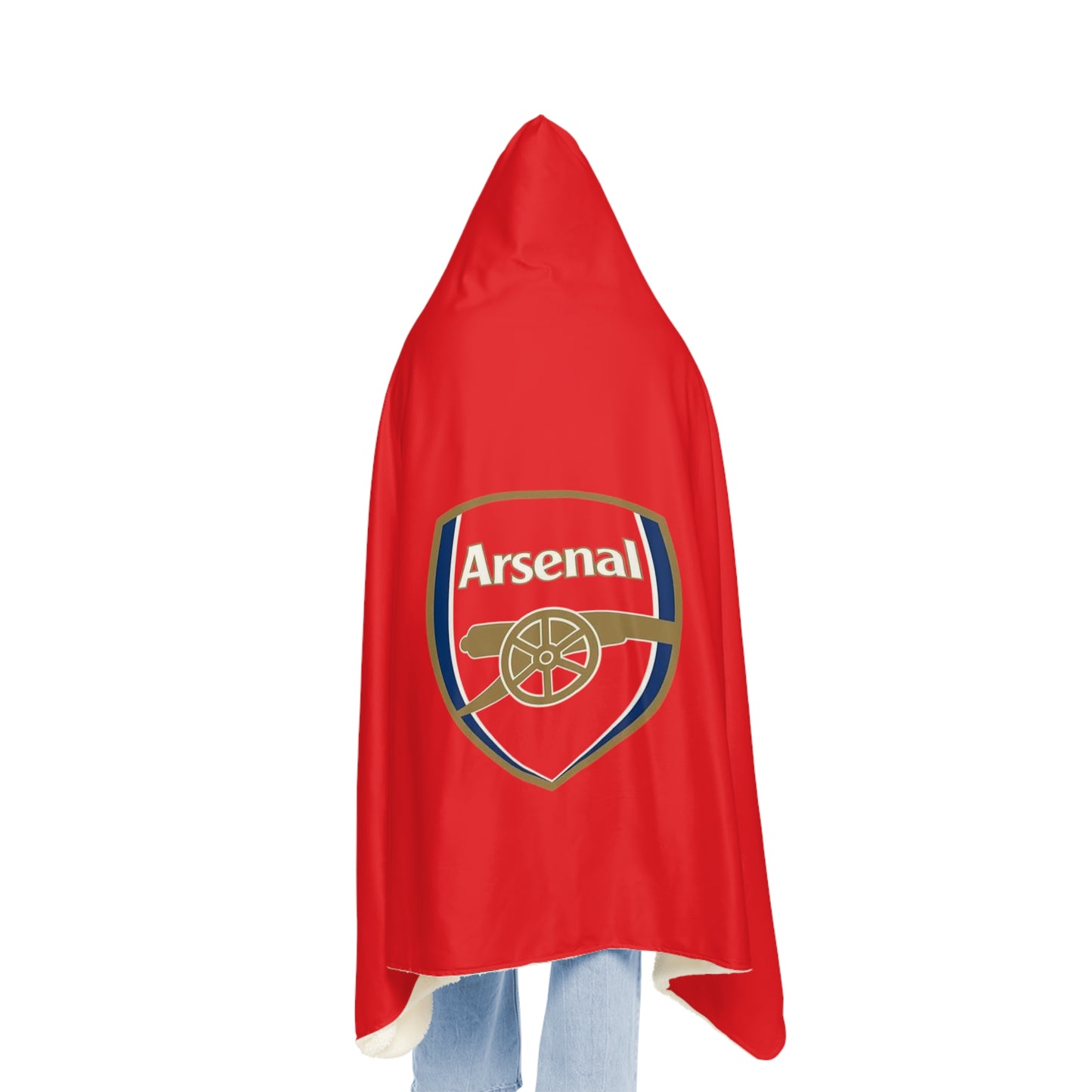 Arsenal Snuggle Blanket - Cozy Football Fan Throw, Soccer Team Gift, Soft Fleece Bedding, Sports Lover Home Decor, Holiday Present