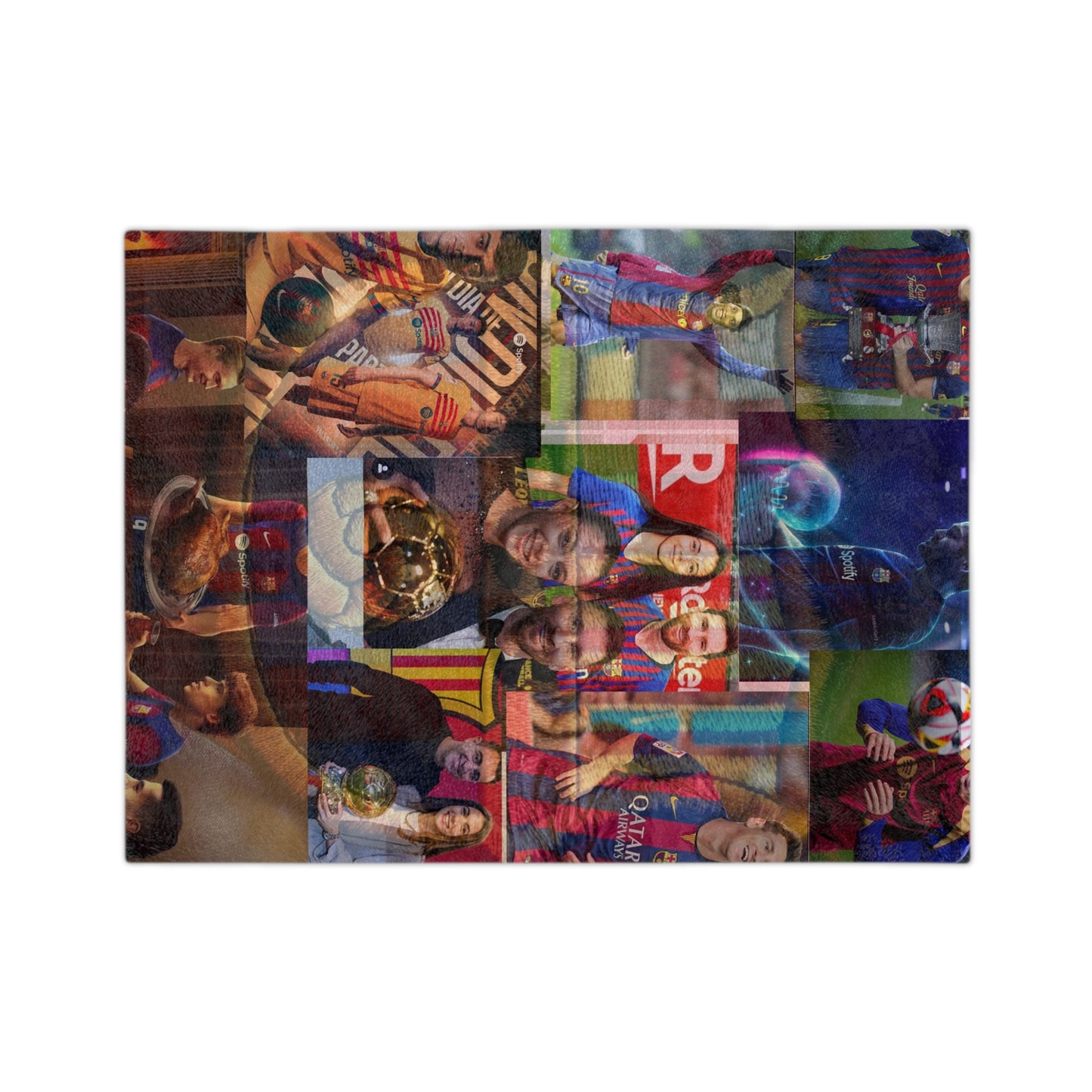 Barcelona Legends Velveteen Microfiber Blanket