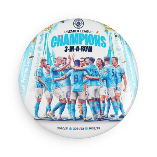 2023 Champions League Winners Button Magnet Round Stickers (1 & 10 pcs)