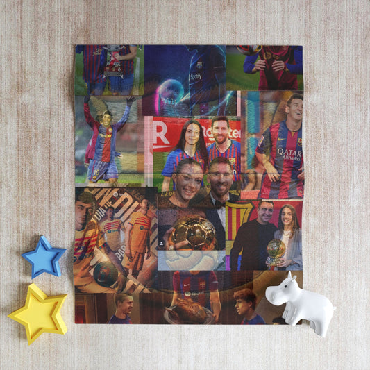 Barcelona Lengends Throw Blanket