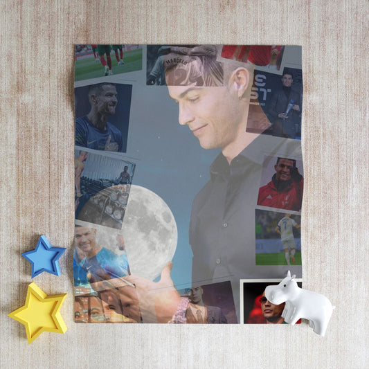 Cristiano Ronaldo Throw Blanket